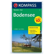 Kompass 11. Bodensee turista térkép Kompass 1:35 000 térkép