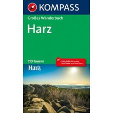 Kompass 1605. Harz útikönyv Grosse Wanderbücher térkép