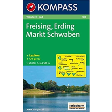 Kompass 183. Freising, Erding, Markt Schwaben turista térkép Kompass térkép