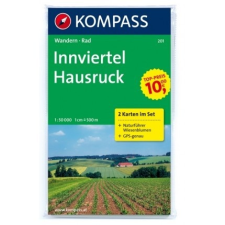 Kompass 201. Innviertel, Hausruck, 2teiliges Set mit Naturführer turista térkép Kompass térkép