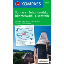 Kompass 2080. Sumava Zeleznorudsko Böhmerwald-Eisenstein turista térkép Kompass 1:50 000 térkép