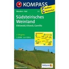 Kompass 217. Südsteirisches Weinland, 1:25 000 turista térkép Kompass térkép