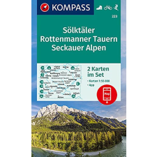 Kompass 223. Sölktäler, Rottenmanner Tauern, Seckauer turista térkép Kompass 1:55 000 térkép