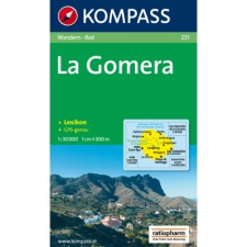 Kompass 231. La Gomera turista térkép Kompass 1:30 000 térkép
