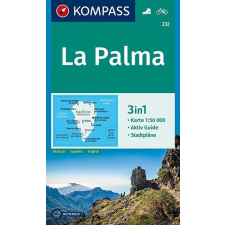 Kompass 232. La Palma turista térkép Kompass térkép