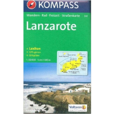 Kompass 241. Lanzarote térkép Kompass 1:50 000 térkép