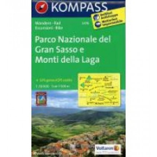 Kompass 2476. Parco Nazionale de Gran Sasso, D/I turista térkép Kompass térkép