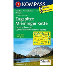 Kompass 25. Zugspitze, Mieminger Kette turista térkép Kompass térkép