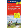 Kompass 3039. Märkische Schweiz, Berliner Urstromland, Frankfurt/Oder kerékpáros térkép 1:70 000 Fahrradkarten
