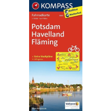 Kompass 3043. Potsdam, Havelland, Fläming kerékpáros térkép 1:70 000 Fahrradkarten térkép