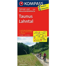 Kompass 3068. Taunus, Lahntal kerékpáros térkép 1:70 000 Fahrradkarten térkép