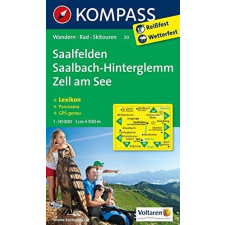 Kompass 30. Saalfelden, SaalbachHinterglemm, Zell am See turista térkép Kompass térkép