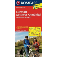 Kompass 3103. Eichstätt, Mittleres Altmühltal, Weißenburg in Bayern kerékpáros térkép 1:70 000 Fahrradkarten térkép