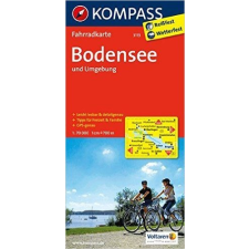 Kompass 3113. Bodensee und Umgebung kerékpáros térkép 1:70 000 Fahrradkarten térkép