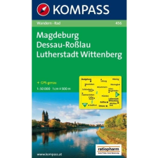 Kompass 456. Magdeburg, Dessau, Lutherstadt Wittenberg turista térkép Kompass térkép