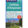 Kompass 55. Cortina d Ampezzo turista térkép Kompass 1:50 000