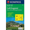 Kompass 600. Colli Euganei, Abano Terme, Montegrotto Terme, 1:30 000, D/I turista térkép Kompass