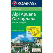 Kompass 646. Alpi Apuane Carfagnana turista térkép Kompass 1:50 000 térkép