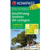 Kompass 696. Keschtnweg Sentiero del castagno turista térkép Kompass 1:25 000