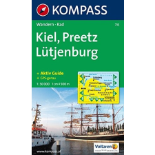 Kompass 715. Kiel, Preetz, Lütjenburg turista térkép Kompass térkép