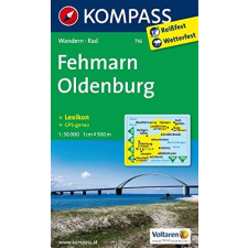 Kompass 716. Fehmarn, Oldenburg turista térkép Kompass térkép