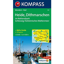 Kompass 717. Heide, Dithmarschen im Nationalpark SchleswigHolsteinisches Wattenmeer turista térkép Kompass térkép