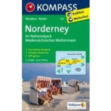 Kompass 729. Insel Norderney, 1:17 500 turista térkép Kompass térkép