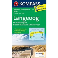 Kompass 731. Langeoog im Nationalpark Niedersächsisches Wattenmeer, 1:15 000 turista térkép Kompass térkép