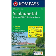 Kompass 741. Schlaubetal, Frankfurt (Oder), Beeskow, Guben turista térkép Kompass térkép