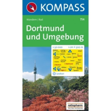 Kompass 754. Dortmund und Umgebung turista térkép Kompass térkép