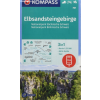 Kompass 761. Szász-Svájc turista térkép, Böhmisch-Svájc, Elbsandsteingebirge turista térkép Kompass 1:25 000 2018
