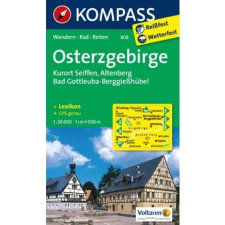 Kompass 808. Osterzgebirge turista térkép Kompass 1:50 000 térkép