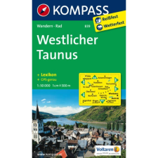 Kompass 839. Taunus, Westlicher turista térkép Kompass térkép
