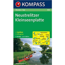 Kompass 854. Neustrelitzer Kleinseenplatte turista térkép Kompass térkép