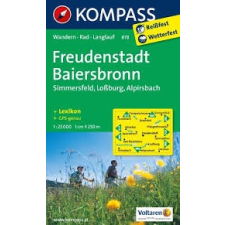 Kompass 878. Freudenstadt, Baiersbronn, Simmersfeld, Loßburg, Alpirsbach, 1:25 000 turista térkép Kompass térkép