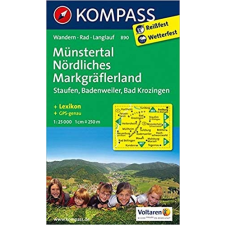 Kompass 890. Münstertal, Nördliches Markgräflerland, 1:25 000 turista térkép Kompass térkép