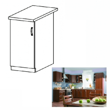 Kondela Alsószekrény D30, balos, dió Milano, SICILIA bútor