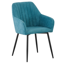 Kondela Design fotel, zöld/fekete, VAJRO bútor
