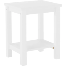 Kondela Éjjeliszekrény, masszív/fehér, FOSIL bútor