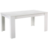 Kondela Étkezőasztal, fehér, laminált DTD, 160x90 cm, TOMY NEW