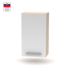 Kondela Felsőszekrény, fehér/tölgy sonoma, NOVA PLUS NOPL-005-OH bútor