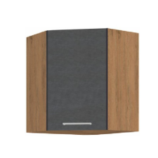 Kondela Felsőszekrény, tölgy lancelot/szürke matt, VEGA 58x58 GN-72 1F bútor