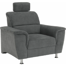 Kondela Fotel, szürke szövet, SANTIAGO bútor