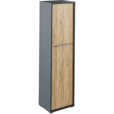 Kondela Polc szekrény, grafit/tölgyfa artisan, RIOMA NEW TYP 08 bútor