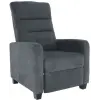 Kondela Relaxáló fotel, szürke, TURNER