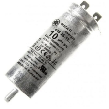  Kondenzátor fémházas 10µF. 475V DUCATI # sarus+csavar 416251229 # beépíthető gépek kiegészítői