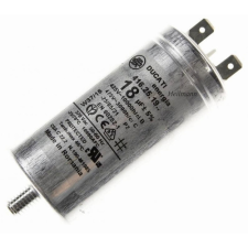  Kondenzátor fémházas 18µF. 475V DUCATI # sarus+csavar 416251929 # beépíthető gépek kiegészítői