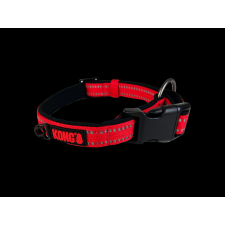KONG Nylon nyakörv XL piros kutya nyakörvek alapnyakörv nyakörv, póráz, hám kutyáknak