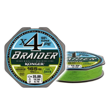  Konger braider x4 fluo green 0.10/150m horgászzsinór