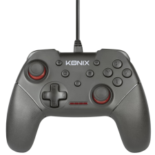 Konix MYTHICS Nintendo Switch/PC Pro Vezetékes kontroller fekete videójáték kiegészítő